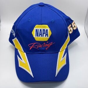 NAPA Racing Hat‎ Michael Waltrip Racing Mens OSFM Blue #55 NASCAR Toyota Cap